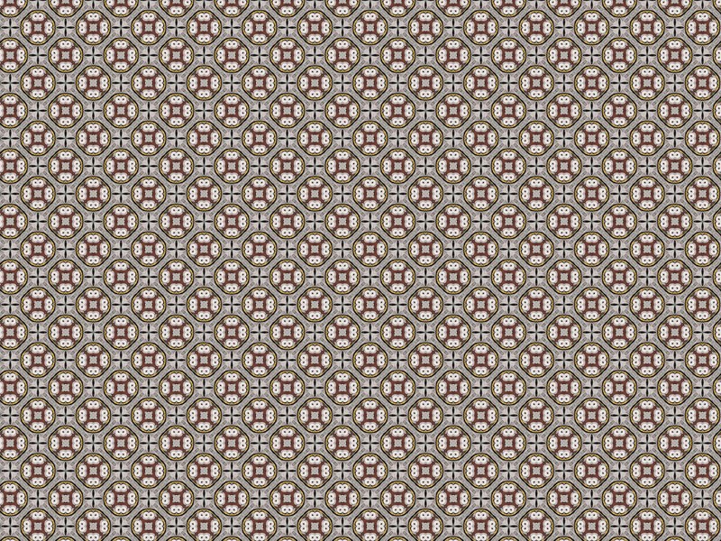 Detailed abstract geometric pattern in earthy tones for textile design.